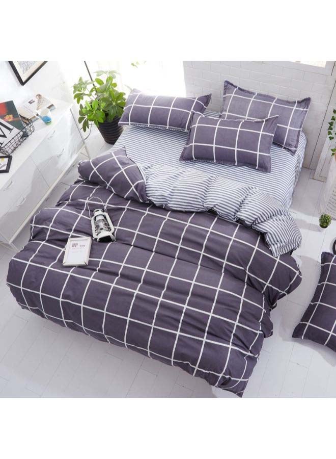 Beauenty 4-Piece European Style Luxury Jacquard Single Bedding Set Polyester Multicolour - Image 2