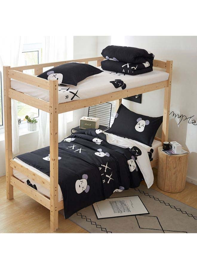 Beauenty 5-Piece European Style Luxury Jacquard Single Bedding Set Polyester Multicolour - Image 2