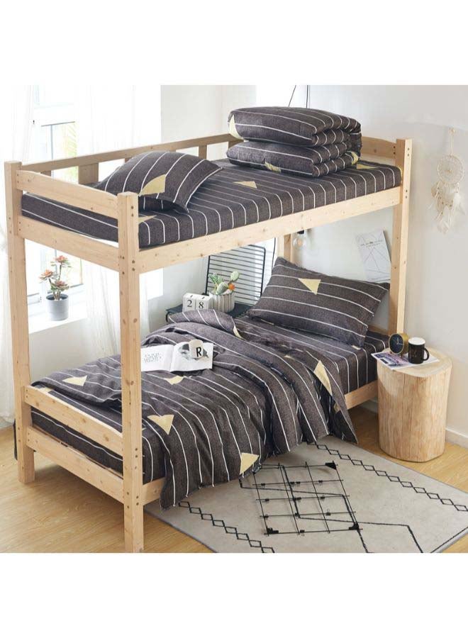 Beauenty 4-Piece European Style Luxury Jacquard Single Bedding Set Polyester Multicolour - Image 4