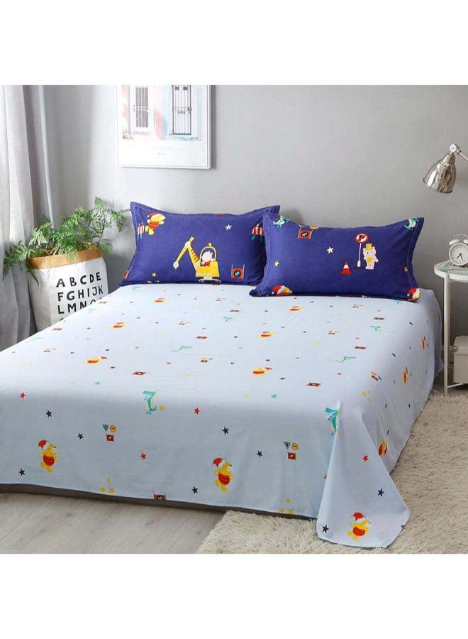 Beauenty 4-Piece European Style Luxury Jacquard Single Bedding Set Polyester Multicolour - Image 2