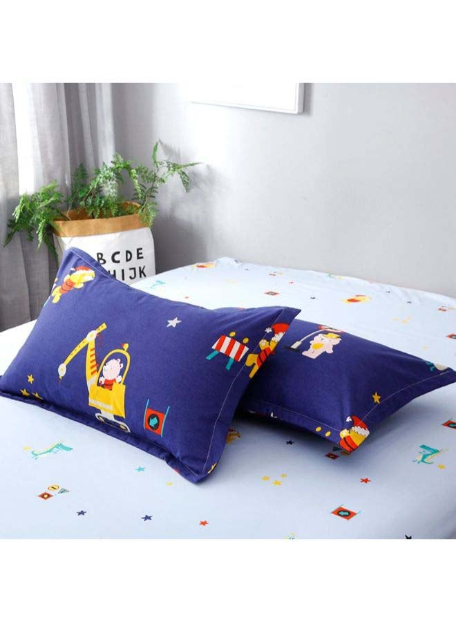 Beauenty 4-Piece European Style Luxury Jacquard Single Bedding Set Polyester Multicolour - Image 3