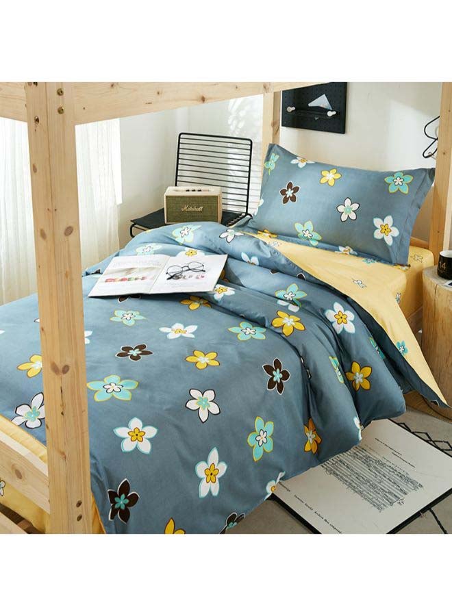 Beauenty 4-Piece European Style Luxury Jacquard Single Bedding Set Polyester Multicolour - Image 2