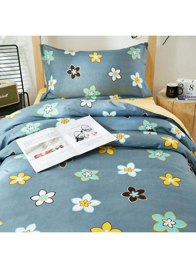 Beauenty 4-Piece European Style Luxury Jacquard Single Bedding Set Polyester Multicolour - Image 4