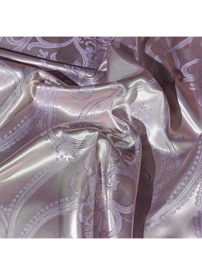 بيوينتي طقم ألحفة مكوّن من 4 قطع بوليستر أرجواني Duvet Cover 180x220 Cm, Pillowcases 48x74 Cm , Fitted Sheet 230x260سم - Image 3