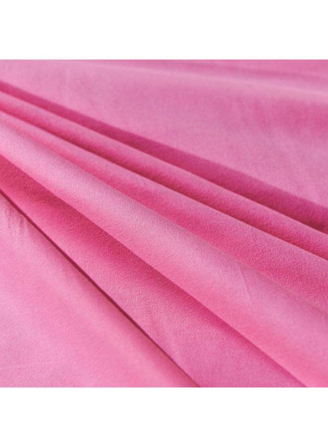 بيوينتي طقم ألحفة مكوّن من 4 قطع مختلط أرجواني/وردي/أزرق Duvet Cover (150x200) Cm , Pillowcases (48x74) Cm, Fitted Sheet (200x263)سم - Image 2