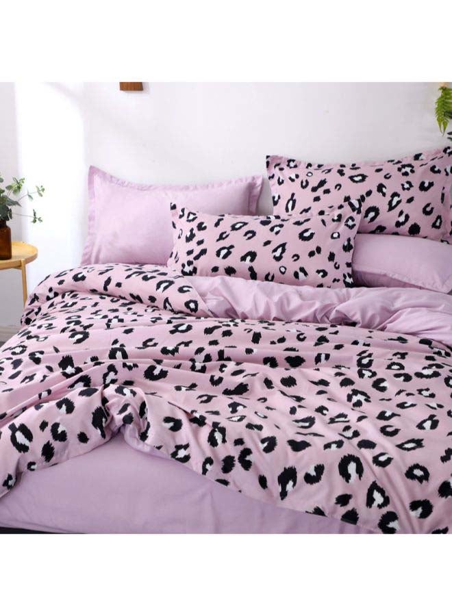 بيوينتي طقم مفرش سرير فاخر بتصميم أوروبي من نسيج جاكار مقاس فردي، 5 قطع بوليستر متعدد الألوان - Image 2