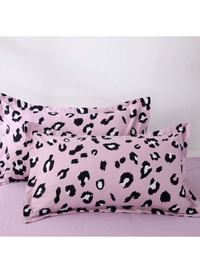 بيوينتي طقم مفرش سرير فاخر بتصميم أوروبي من نسيج جاكار مقاس فردي، 5 قطع بوليستر متعدد الألوان - Image 5