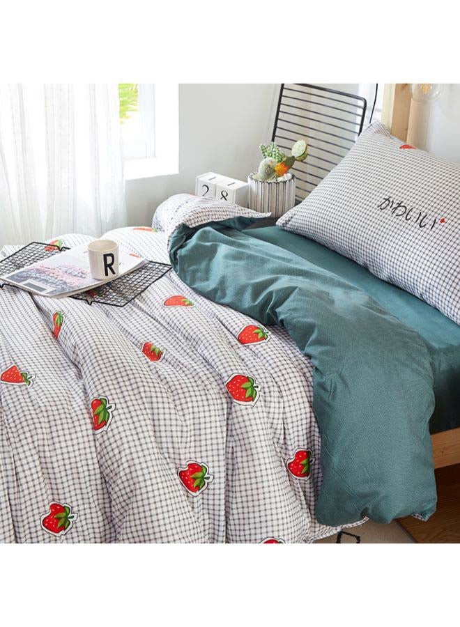 Beauenty 5-Piece European Style Luxury Jacquard Single Bedding Set Polyester Multicolour - Image 2