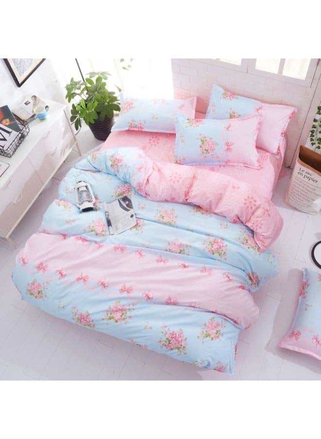 Beauenty 4-Piece European Style Luxury Jacquard Single Bedding Set Polyester Multicolour - Image 2