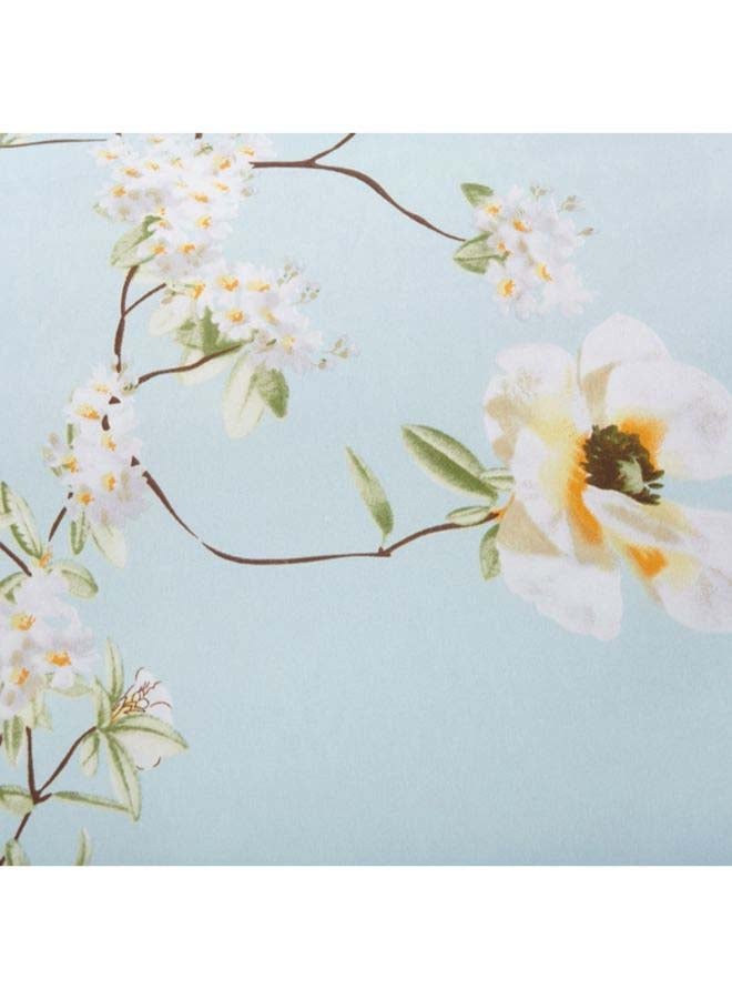 Beauenty 4-Piece European Style Duvet Cover Set Polyester Blue/White/Green - Image 4