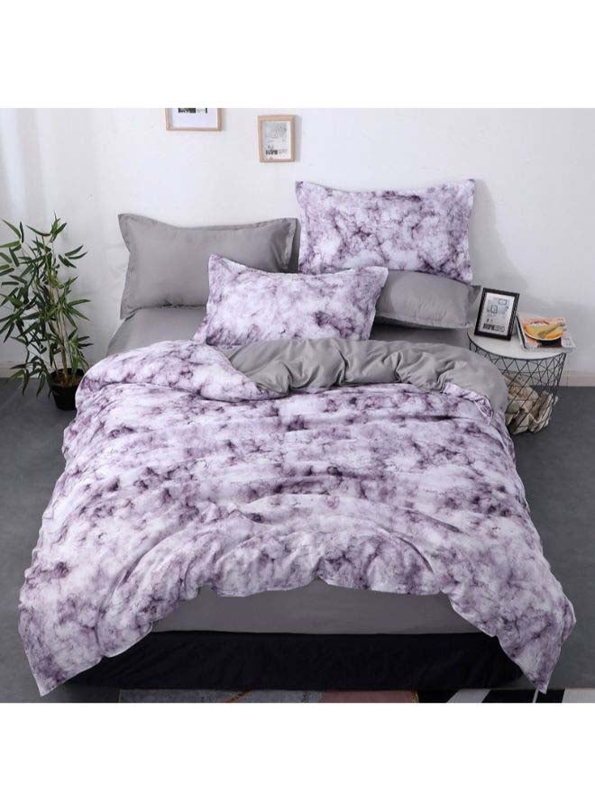 Beauenty 4-Piece European Style Luxury Jacquard Single Bedding Set Polyester Multicolour - Image 1