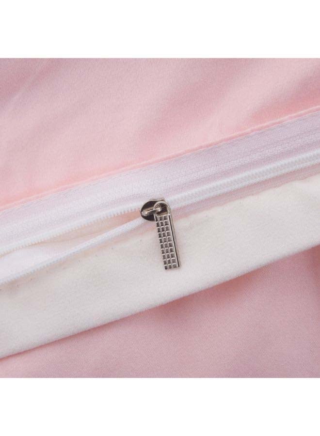 Beauenty 4-Piece European Style Jacquard Duvet Cover Set Polyester White/Beige - Image 5