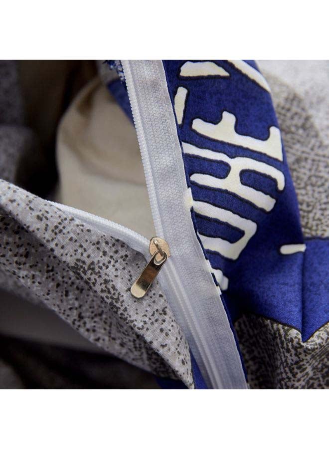 Beauenty 4-Piece European Style Luxury Jacquard Single Bedding Set Polyester Multicolour - Image 3