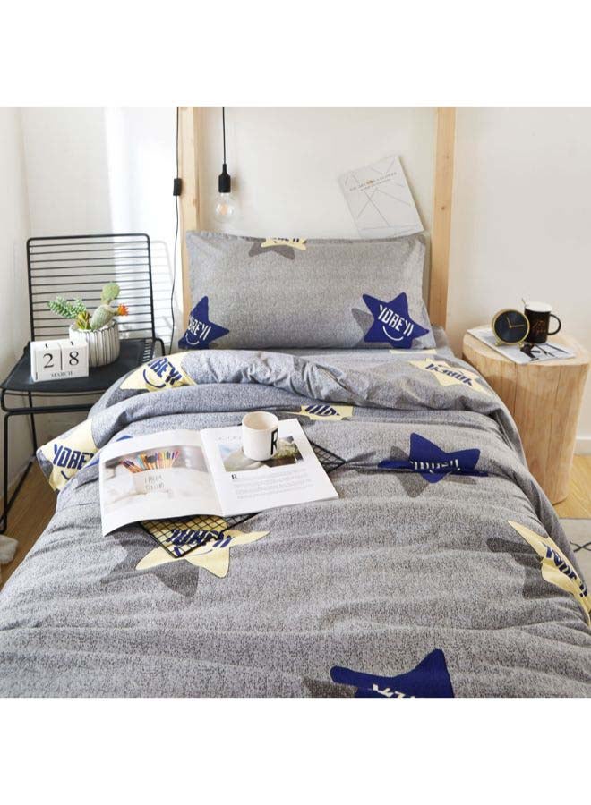 Beauenty 4-Piece European Style Luxury Jacquard Single Bedding Set Polyester Multicolour - Image 2