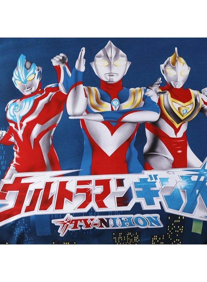 بيوينتي طقم غطاء لحاف مطبّع مكون من 4 قطع بوليستر أزرق - Image 4