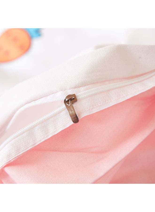 بيوينتي طقم مفرش سرير فاخر مقاس فردي من نسيج الجاكار وبنمط أوروبي، من 4 قطع بوليستر متعدد الألوان - Image 5