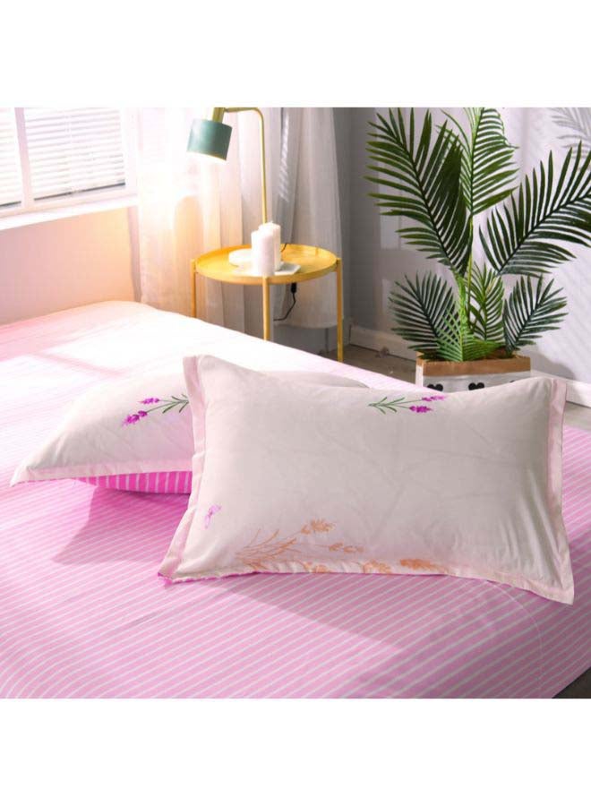 بيوينتي طقم مفرش سرير تاونشيب بتصميم يعبر عن حب اللافندر من 4 قطع بوليستر متعدد الألوان - Image 5