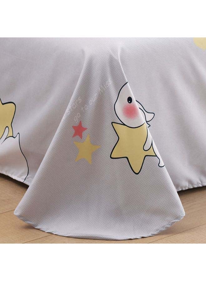 Beauenty 4-Piece Printed Duvet Cover Set Polyester Multicolour - Image 4