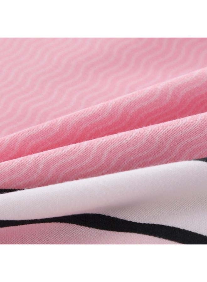 Beauenty 4-Piece Printed Duvet Cover Set Polyester Multicolour - Image 5