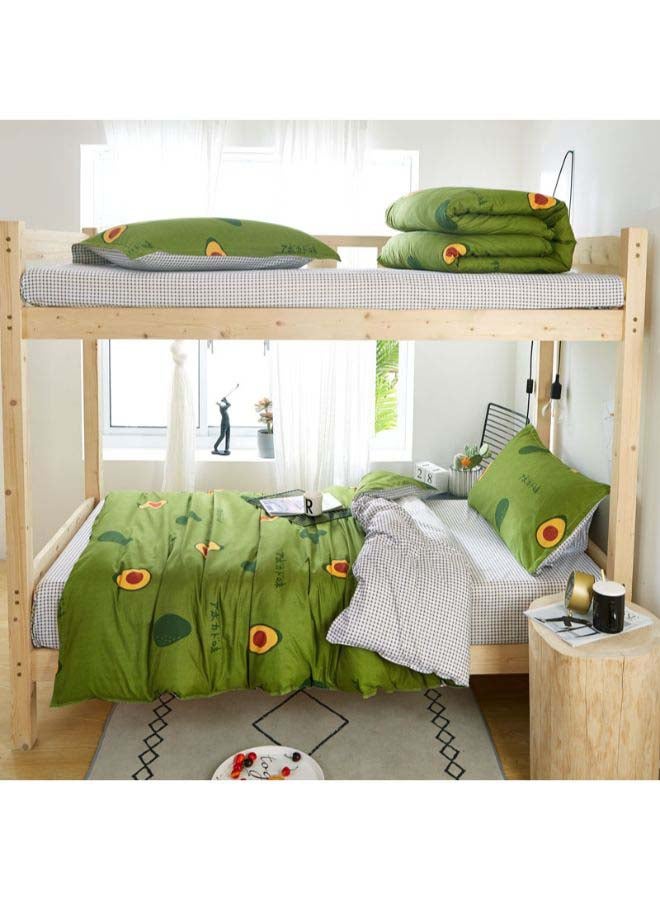 Beauenty 4-Piece European Style Luxury Jacquard Single Bedding Set Polyester Multicolour - Image 1