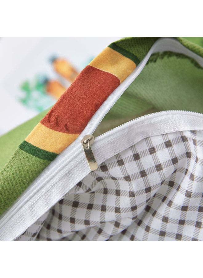 Beauenty 4-Piece European Style Luxury Jacquard Single Bedding Set Polyester Multicolour - Image 4