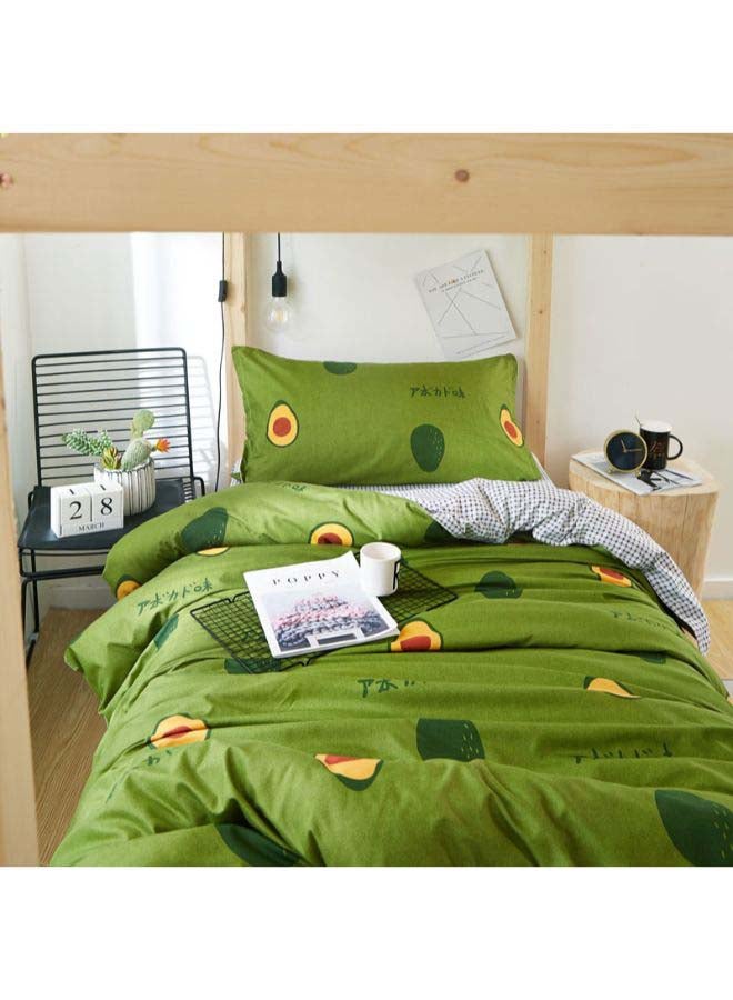 Beauenty 4-Piece European Style Luxury Jacquard Single Bedding Set Polyester Multicolour - Image 2