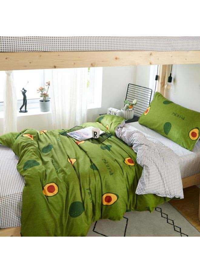 Beauenty 4-Piece European Style Luxury Jacquard Single Bedding Set Polyester Multicolour - Image 5