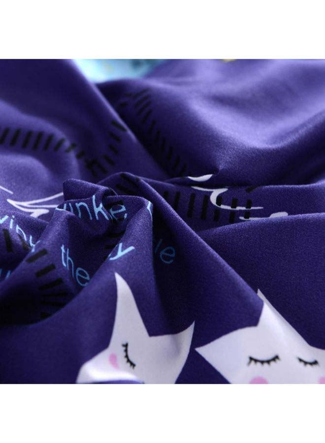 Beauenty 4-Piece European Style Luxury Jacquard Single Bedding Set Polyester Multicolour - Image 5