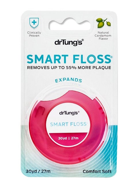 Natural Cardamom Smart Dental Floss Pink 27meter