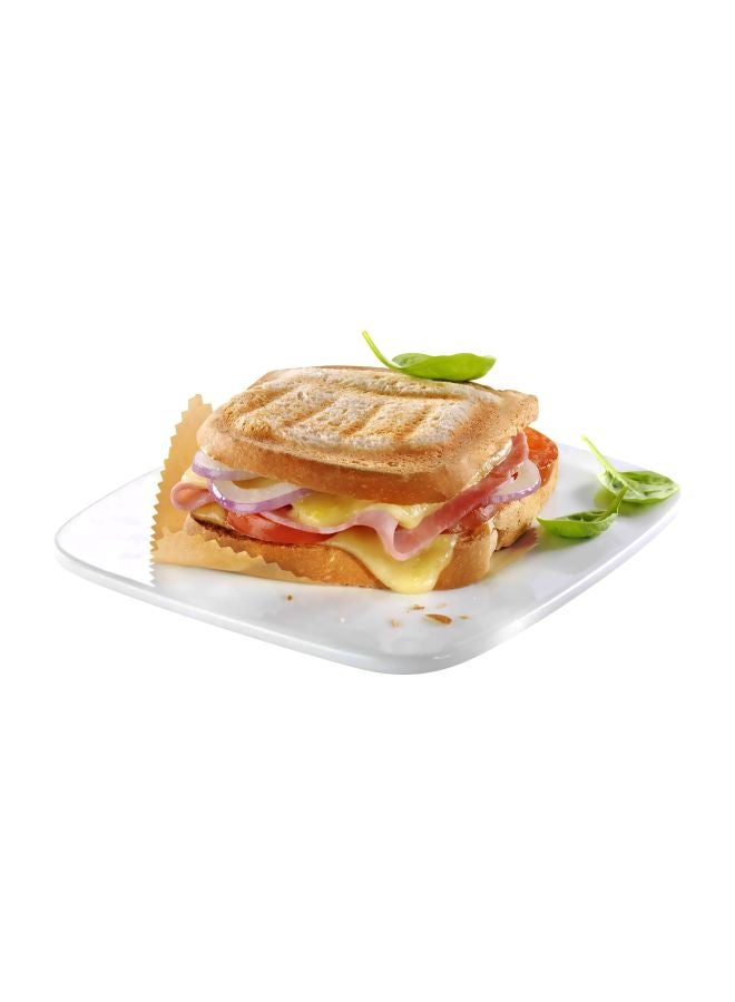 مولينكس ماكينة صنع سندويشات وبانيني مانعة للالتصاق 700.0 W SM156843 أحمر/أبيض - Image 2