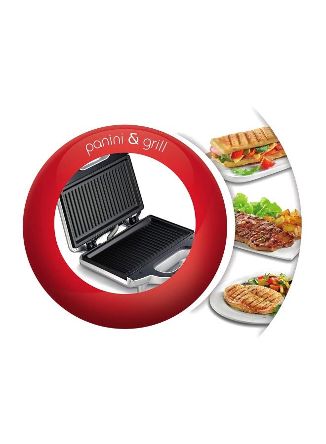 مولينكس ماكينة صنع سندويشات وبانيني مانعة للالتصاق 700.0 W SM156843 أحمر/أبيض - Image 4