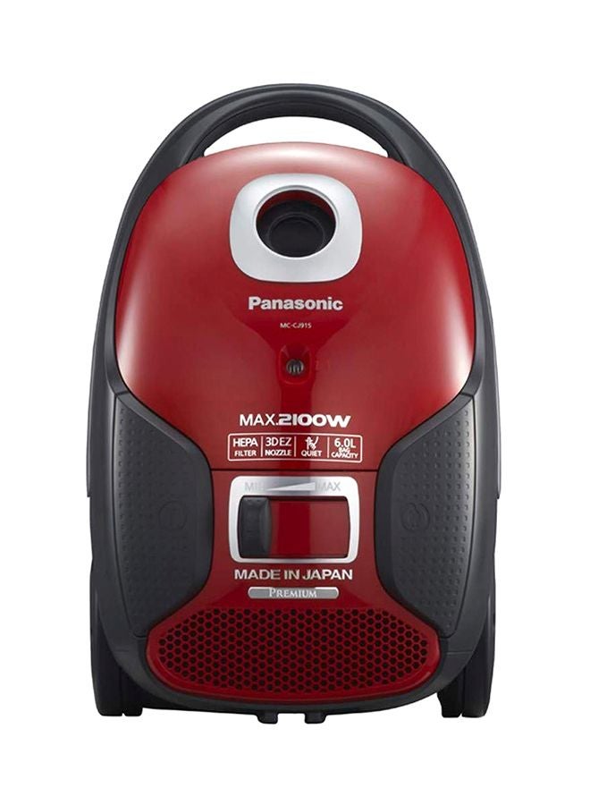 Panasonic Canister Vacuum Cleaner 1900W 6 L 1900 W MC-CG711 Red/Black - Image 1