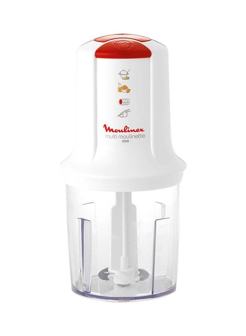 Vegetable Chopper | Multi Moulinette 2 Speeds Chopper |  2 Years Warranty 0.5 L 500 W AT711161 White