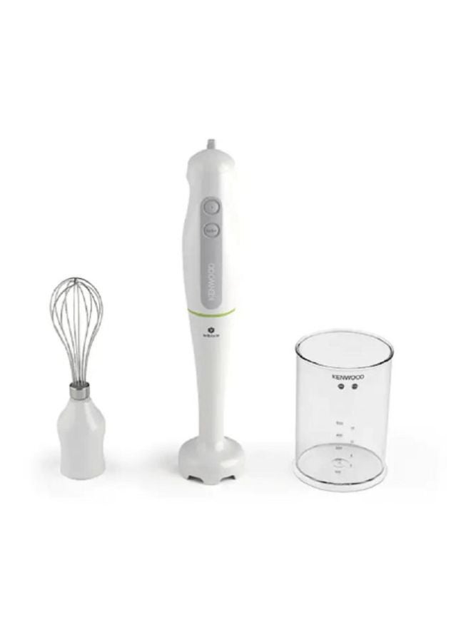 KENWOOD Hand Blender, Stainless Steel Wand, Chopper, 0.5L Beaker, Whisk, Turbo Function, Triblade Technology OWHDP109WG White  - Image 2