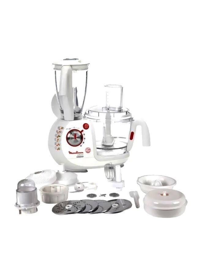 Moulinex - Food Processor 1000W 1000.0 W FP7331BM White/Clear - Image 1