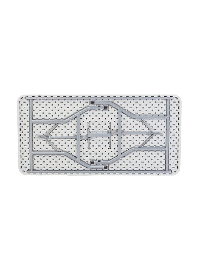 طاولة خفيفة الوزن وقابلة للطي أبيض 120سم - Image 2