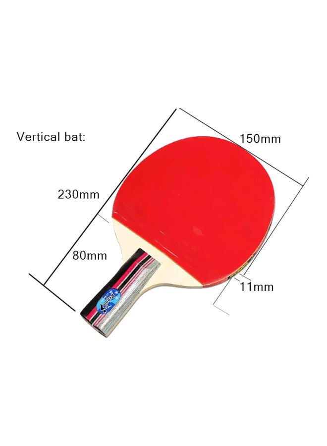 Professional Table Tennis Racket Set - Vertical Grip