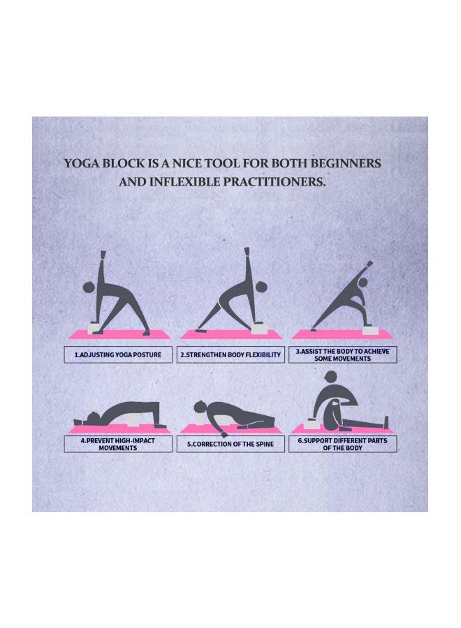 ليكسادا قالب طوب اليوجا 23x7.5x15سم - Image 2