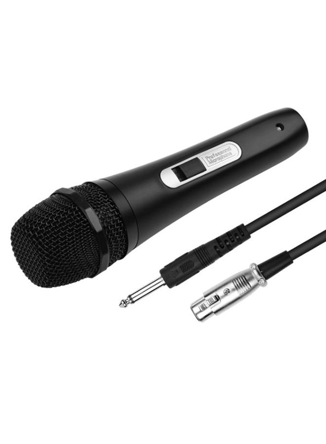 Generic Handheld Wired Microphone With Cable I6053-2 Black  - Image 2