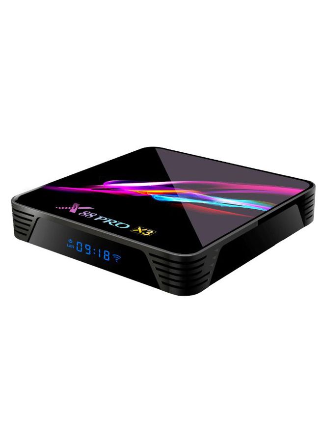Generic - X88 Pro X3 Smart Android TV Set Top Box With Remote Control V7491UK-64G Multicolour - Image 1