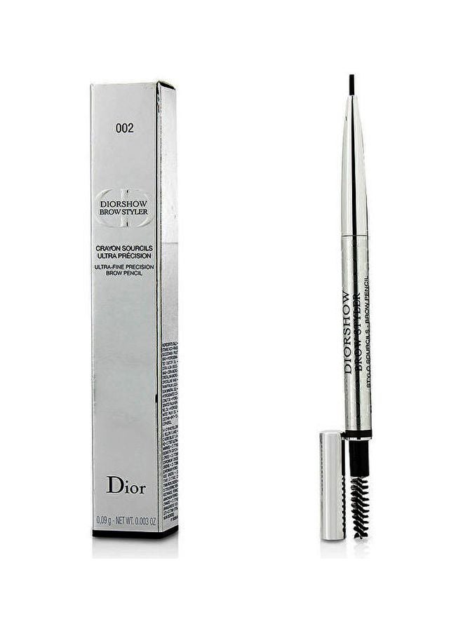 Dior - Ultra Fine Precision Brow Pencil 002 Universal Dark Brown - Image 1