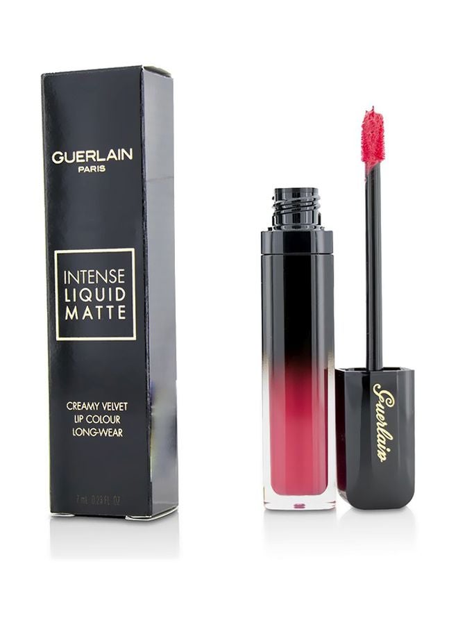 Guerlain Intense Liquid Matte Creamy Velvet Lipcolour M71 Exciting Pink - Image 2