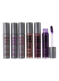 6-Piece Mini Lip Gloss Kit Multicolour