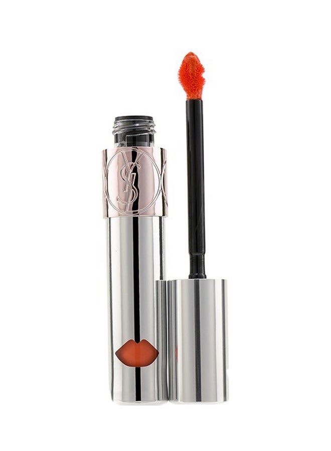 Yves Saint Laurent Volupte Liquid Colour Balm 5 Watch Me Orange - Image 1
