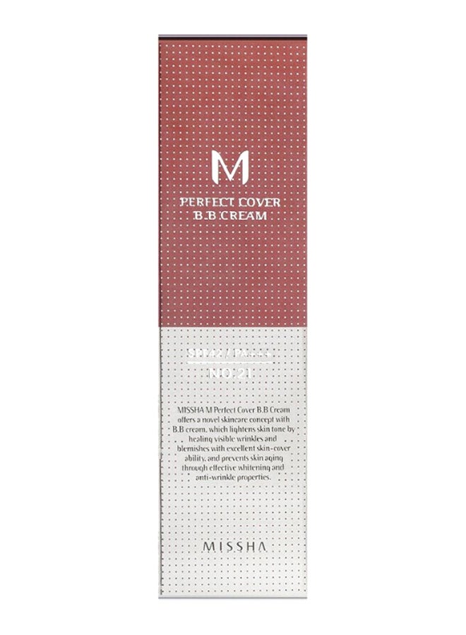 Missha Perfect Cover BB Cream 21 Light Beige - Image 2