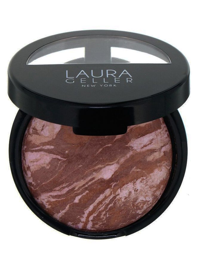 LAURA GELLER Baked Bronze-N-Brighten Pressed Powder Fair Brown/Pink - Image 1