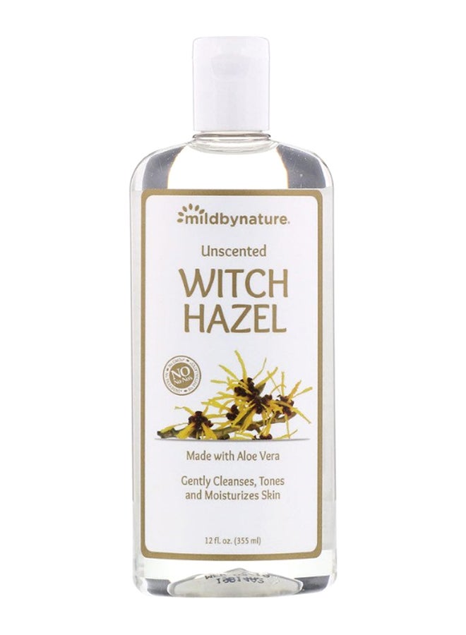 mild by Nature Unscented Witch Hazel Toner Clear 355ml - Image 1