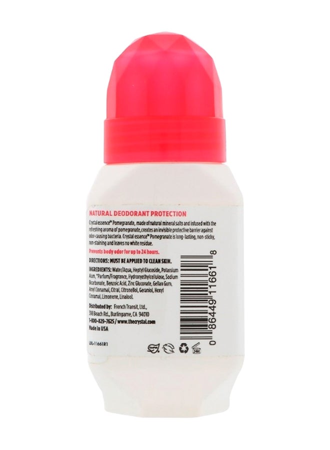 Crystal Pomegranate Natural Deodorant Roll On - Image 2