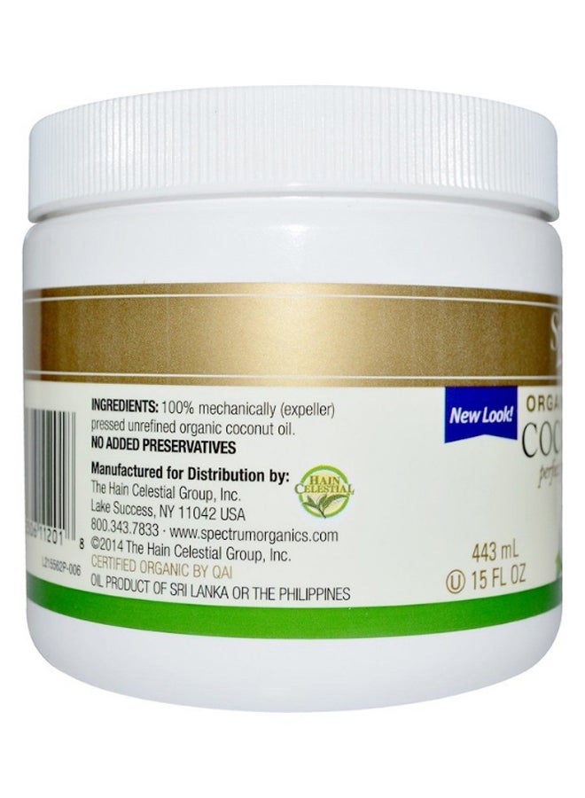 Spectrum Essentials Organic Unrefined Coconut Oil  - Image 2