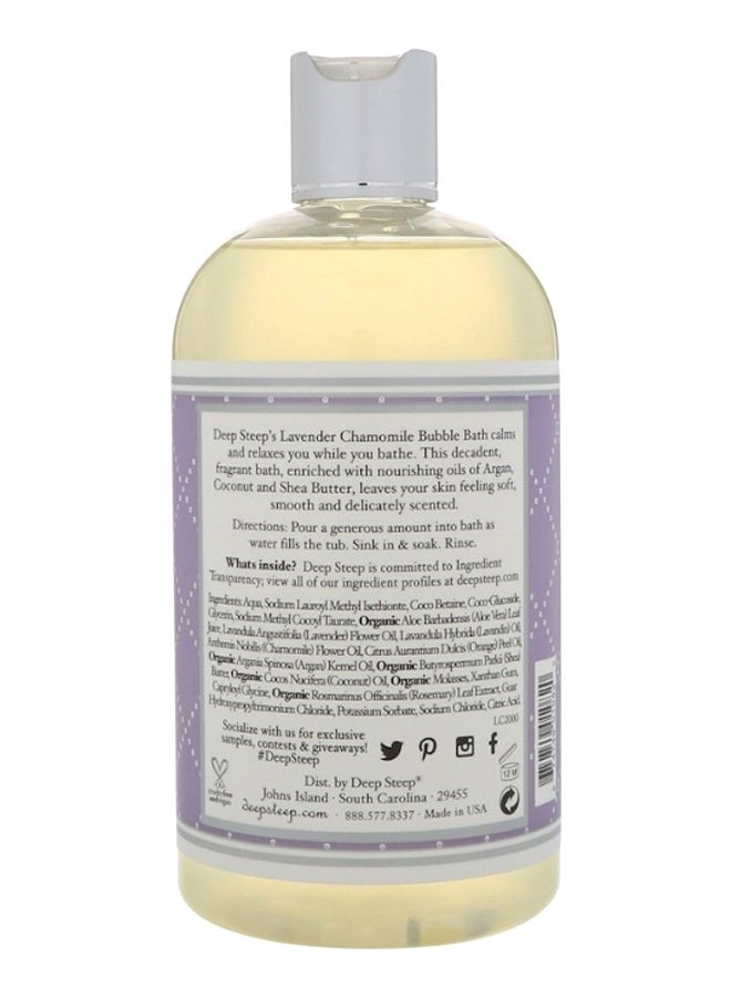 Deep Steep Lavender Chamomile Bubble Bath 503ml - Image 2